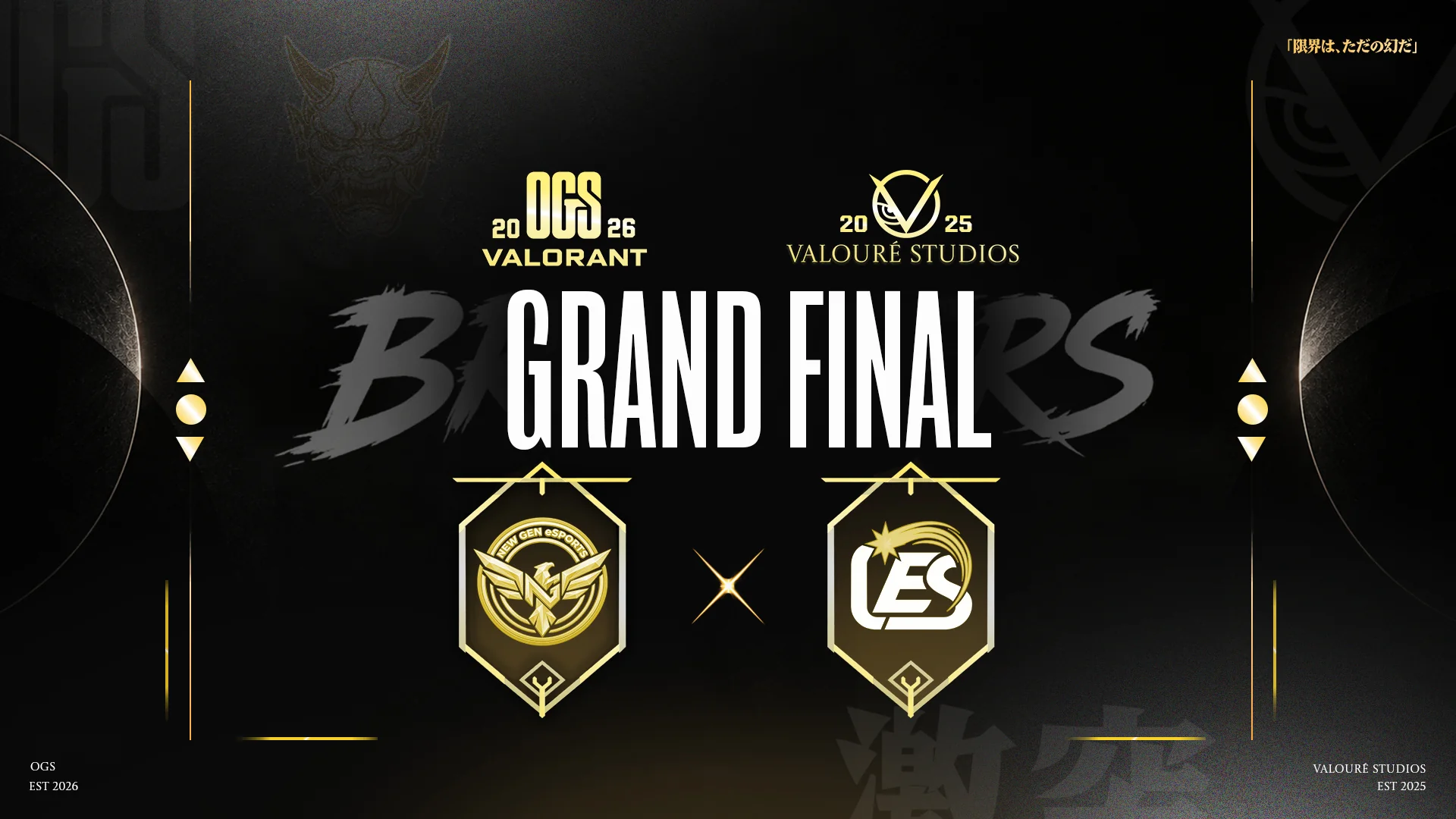 Grand final. Key art for the Valorant grand final.