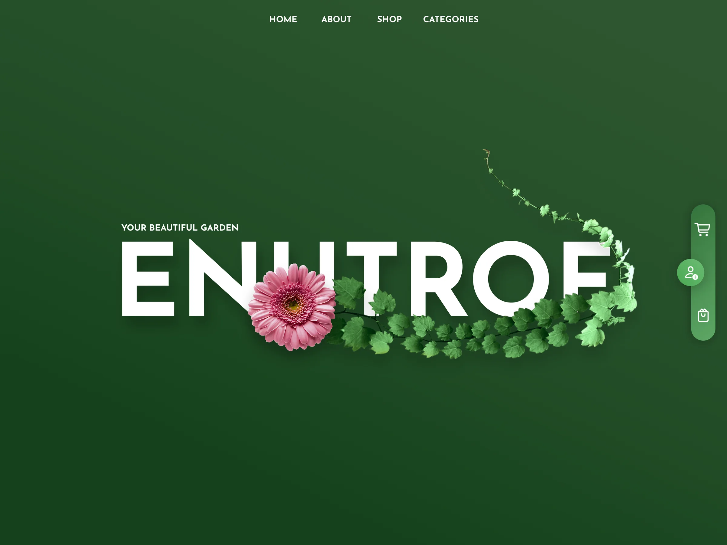 Enutrof. A garden shop.