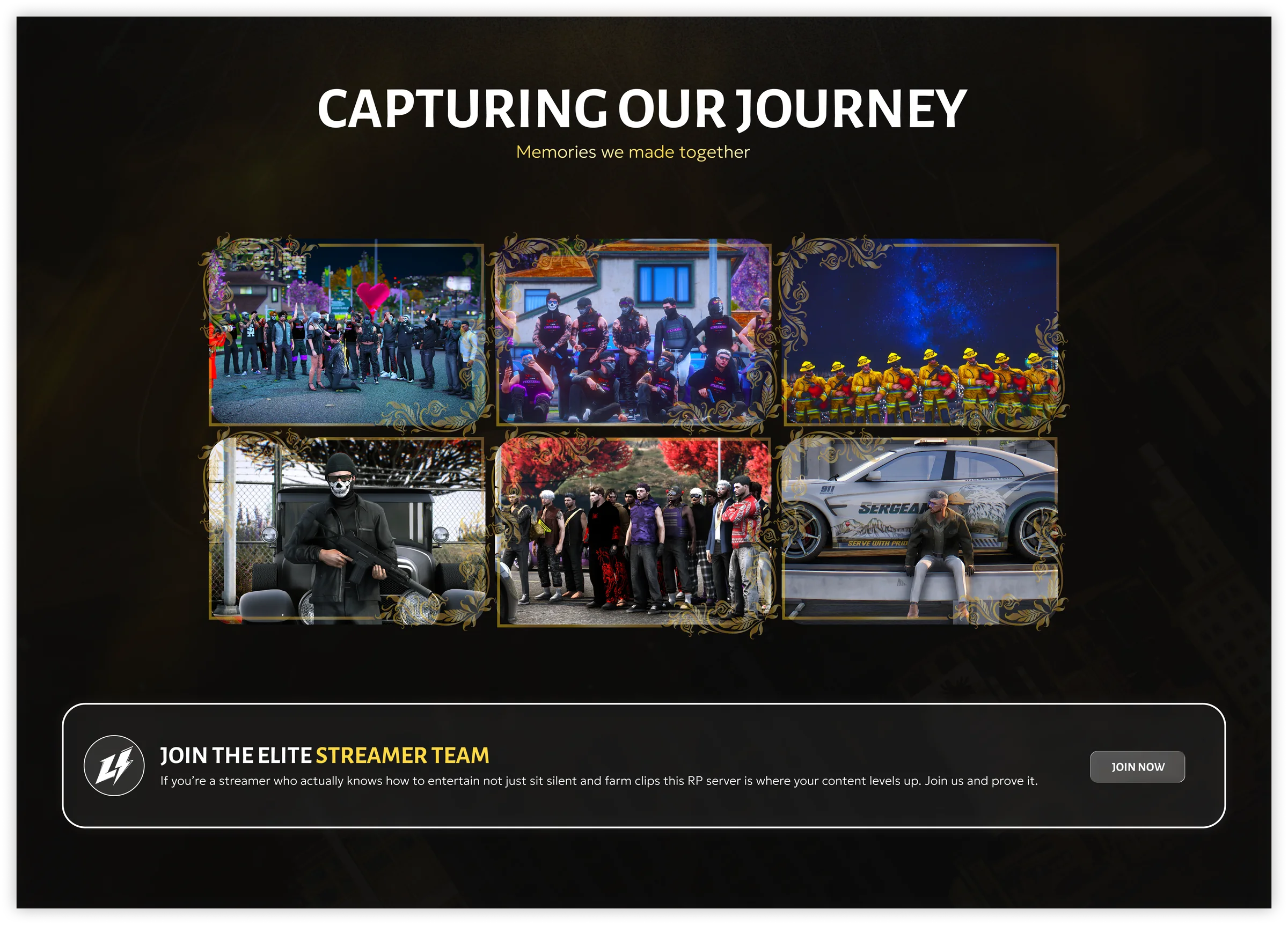 Capturing our journey